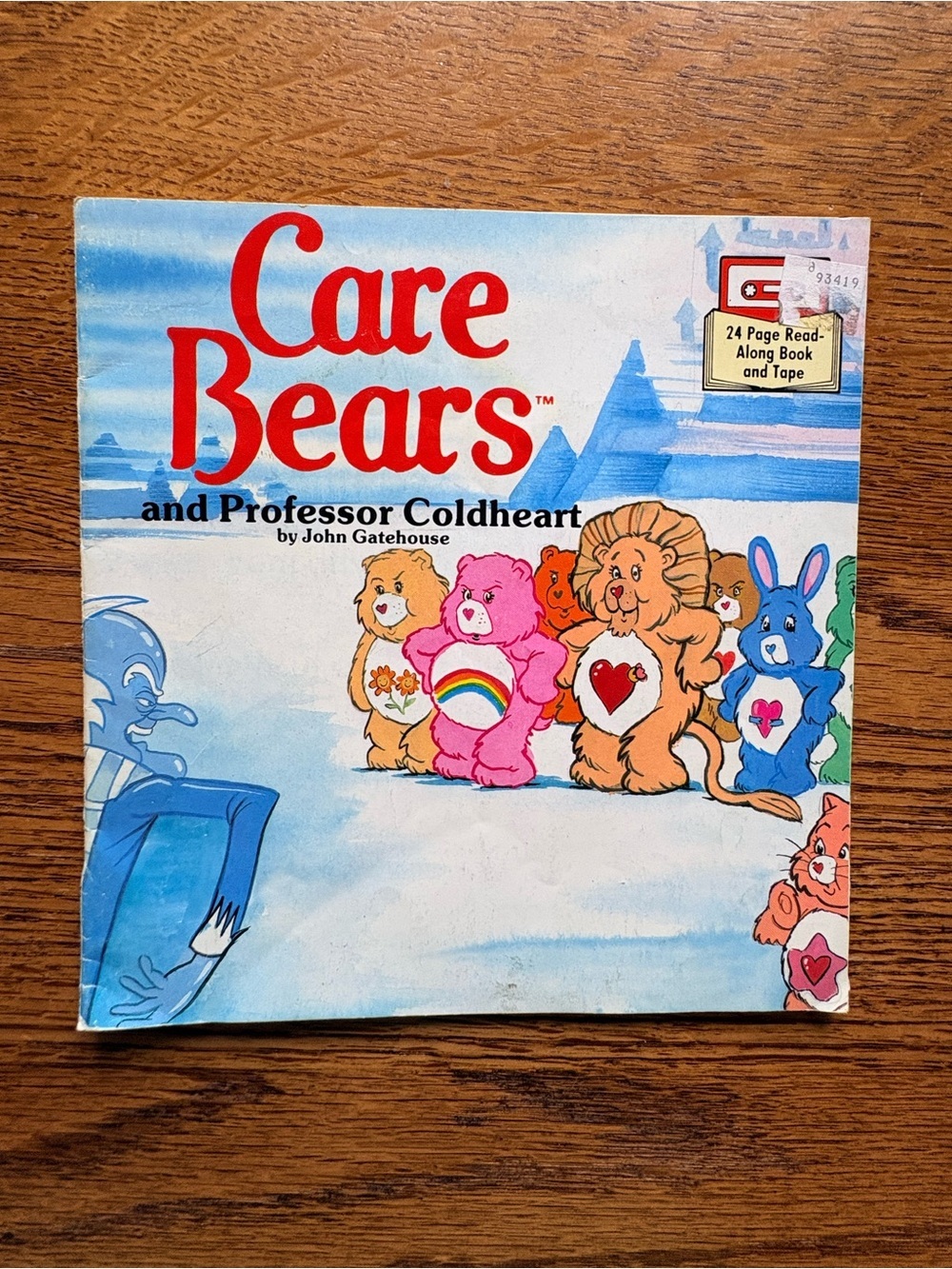 VTG 1986 Care Bears childrens Book "Care Bears and Professor Coldheart"